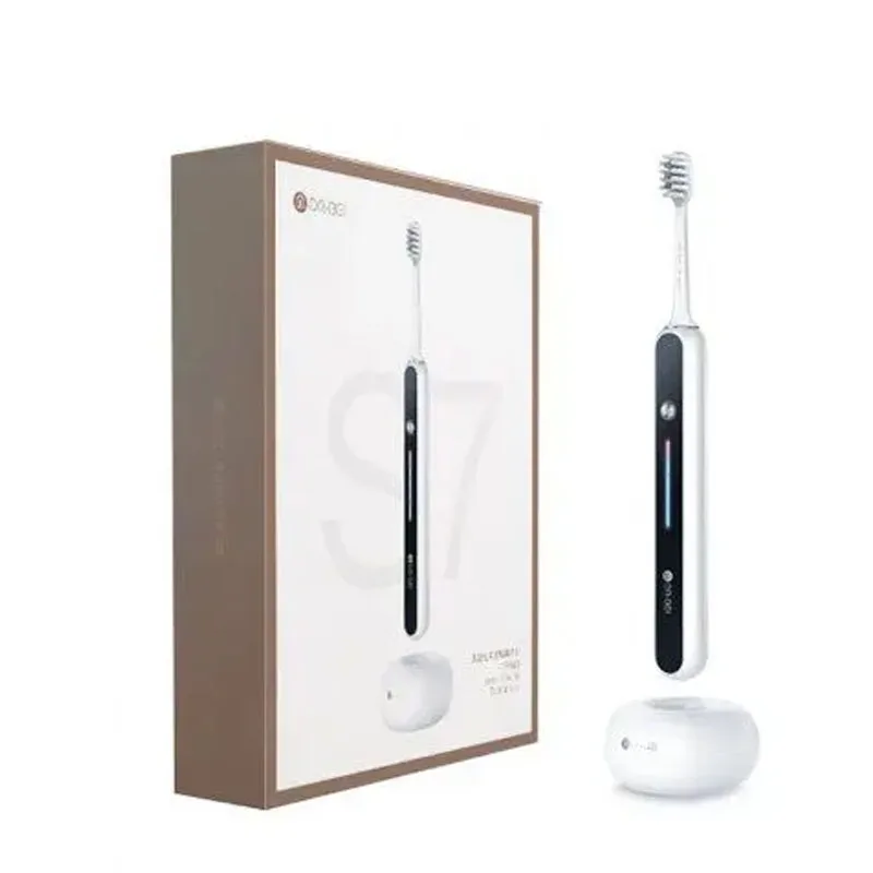 

New Youpin Doctor B S7 Sonic Rechargeable Electric Toothbrush Adult Soft Bristle Whitening Tooth Brush - White USB Port