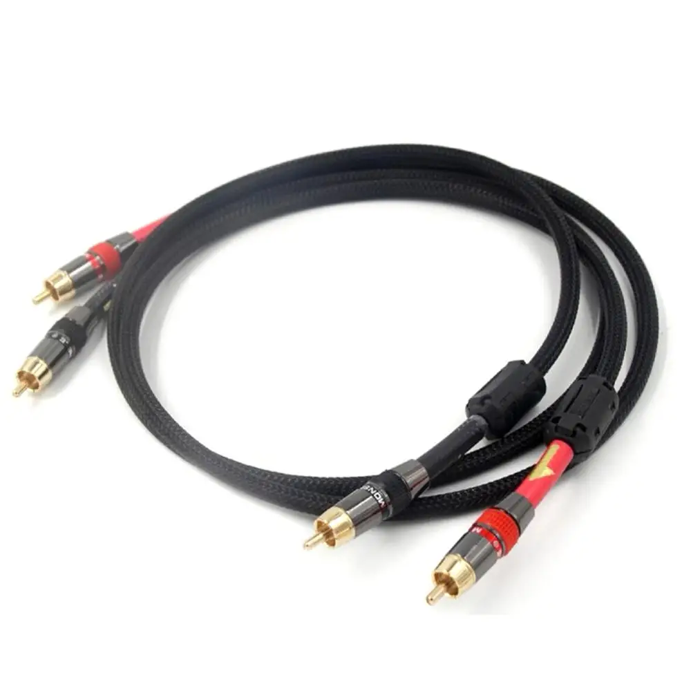 Thouliess пара RCA кабель высокая производительность Премиум Hi Fi аудио 2rca к Межблочный