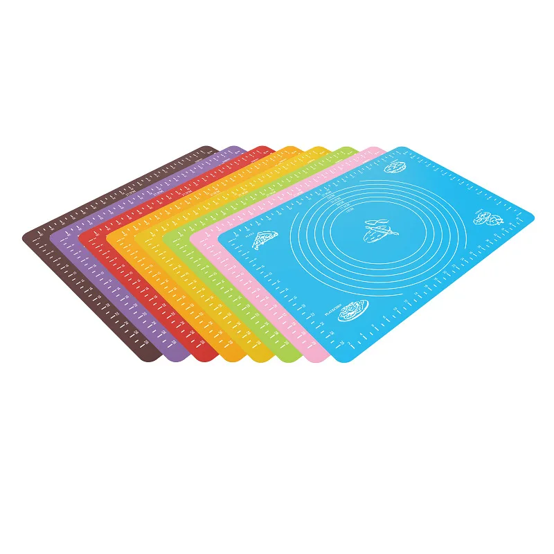 

Silicone Baking Mat Kitchen Silicone Kneading Pad for Rolling Dough Food Grade Baking Mat Heat Insulation Pad Pizza Dough Maker