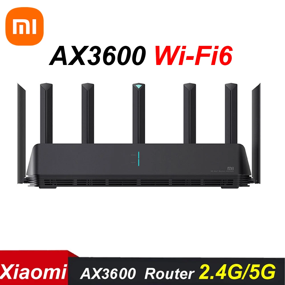 Маршрутизатор Xiaomi AX3600 AIoT Wifi 6 двухдиапазонный 2976Mbs гигабитная скорость