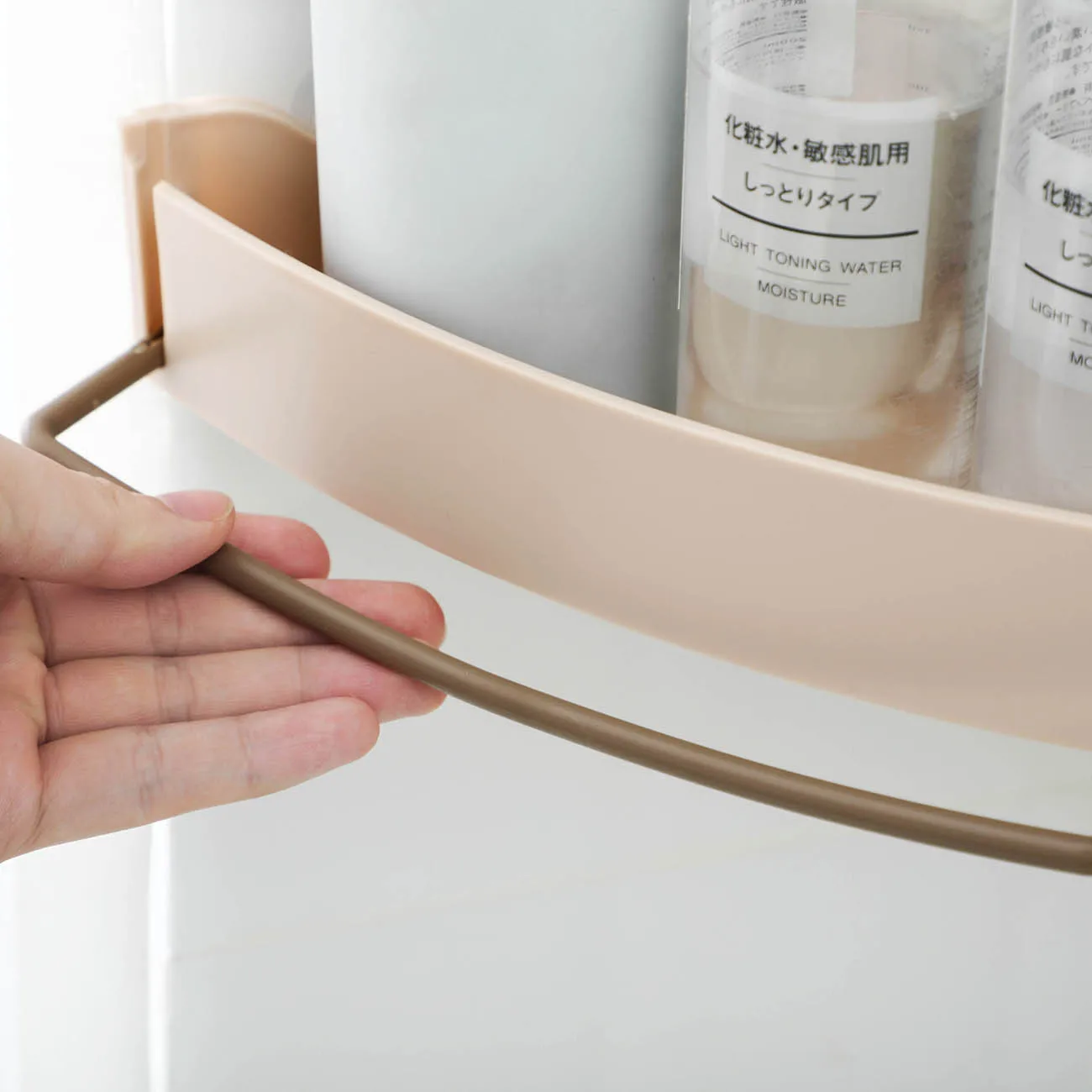 Стеллаж для ванной комнаты пластиковый держатель душа мыла косметики шампуня с