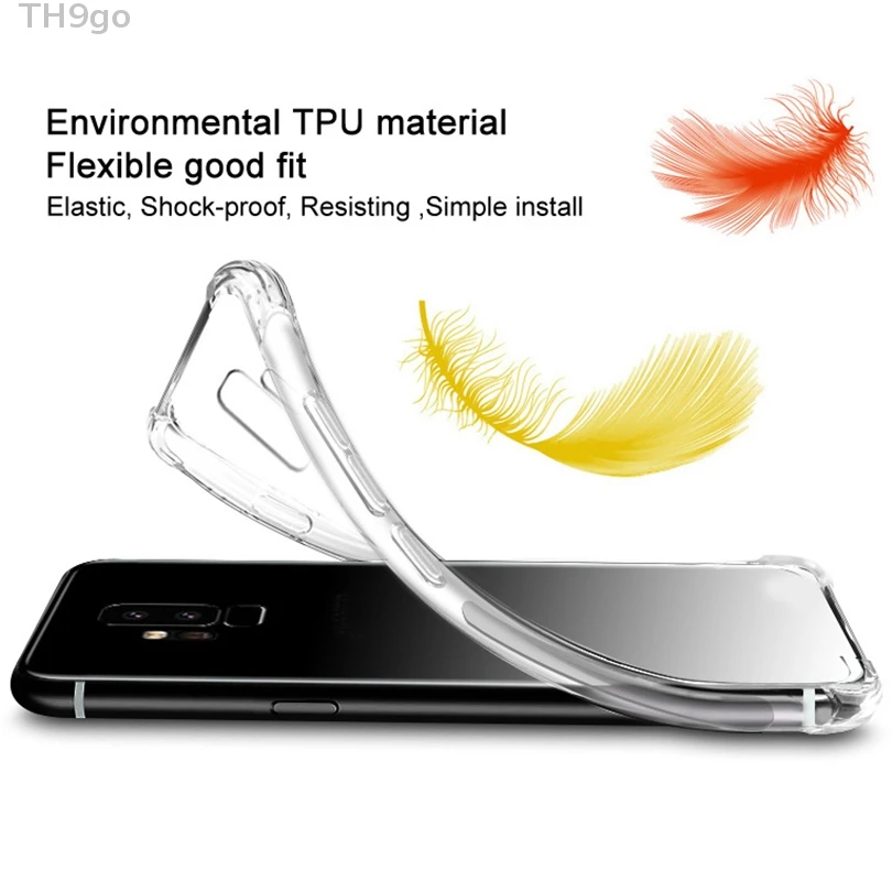 Прозрачный чехол для Samsung Galaxy A70 A50 A30 A20 A10 J2 J4 J6 Plus прозрачный мягкий из ТПУ A6s A6 A8 A9