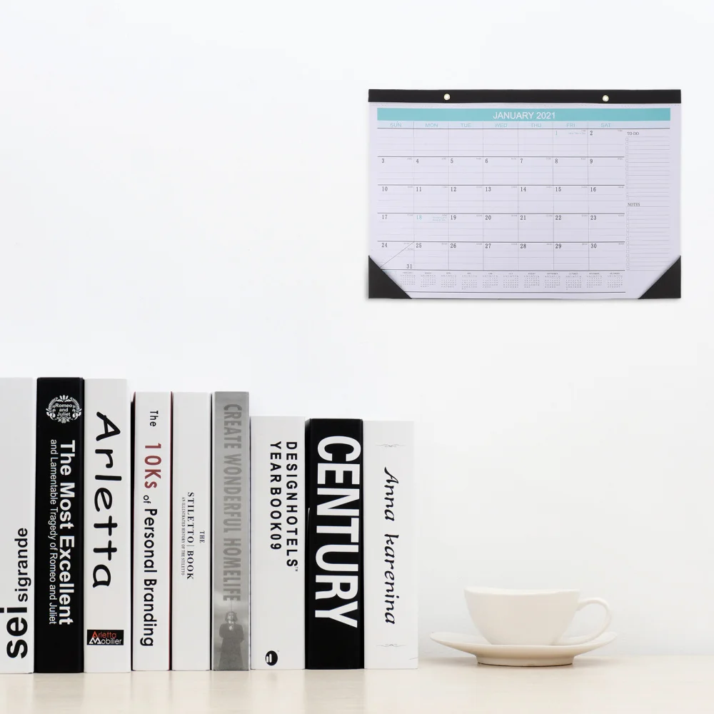

2021 Yearly Monthly Wall Calendar Modern Calendar Home Hanging Calendar