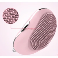 new electric silicone cleansing instrument electric ultrasonic wash brush beauty thin face portable massage instrument