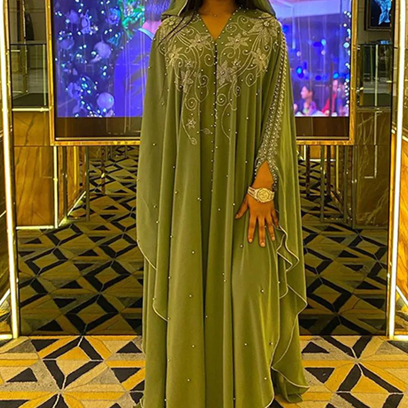 

Sequin Women Shrugs Abaya Kimono Long Muslim Cardigan Islamic Tunic Dubai Turkey Musulman Coat 2021 Spring