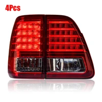 tail lights led lens rear replacment assembly lamp fit for toyota land cruiser 2005 2012