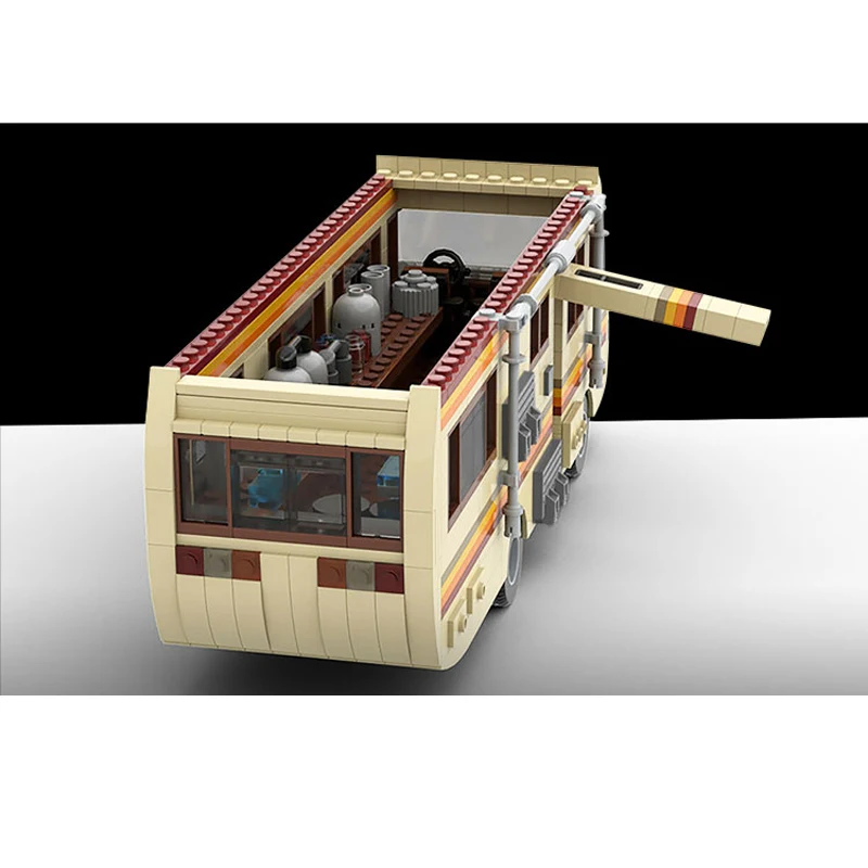 

MOC Breakingss Bad American Drama Classic Walter White Pinkman Cooking Lab RV High-tech Building Block Bricks DIY Toy Kid Gift