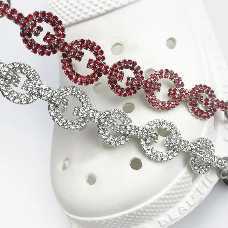 

2pc Hot Sale Croc Charms Designer Shoe Charms Luxury Vintage Chain Clogs Shoe Accessories for Women Gift Fashion Decoration