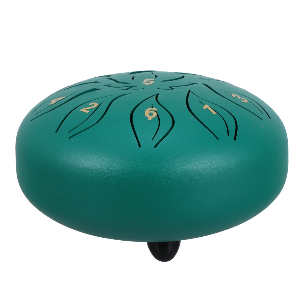 

1 Set Steel Tongue Drum 11 Tune Tongue Drum Instrument with Drum Stick Stand