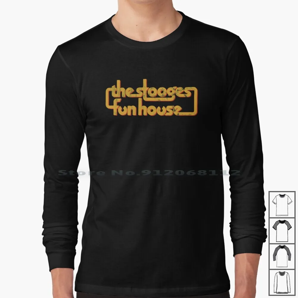 

Funhouse ( Distressed Design ) Long Sleeve T Shirt Stooges Iggy Pop 1969 Lou Reed Velvet Punk Music Seek Discomfort Destroy