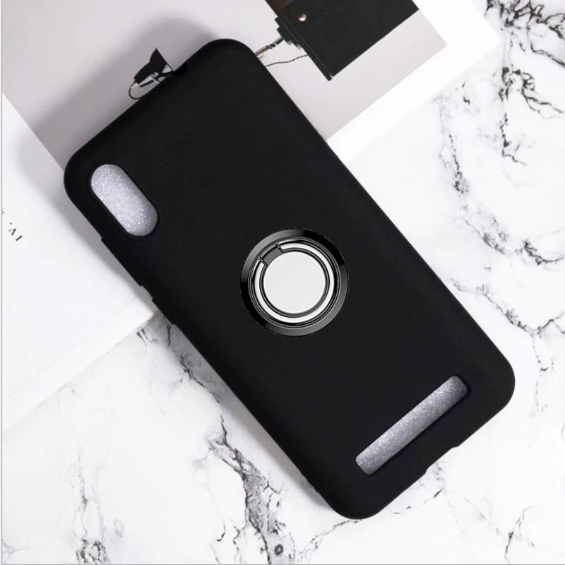 Силиконовый чехол с кольцом держателем для Doogee Y8 Y8c X90L X90 Mix 2 X5 Max Y6 X60L X60 BL12000 Pro BL5000