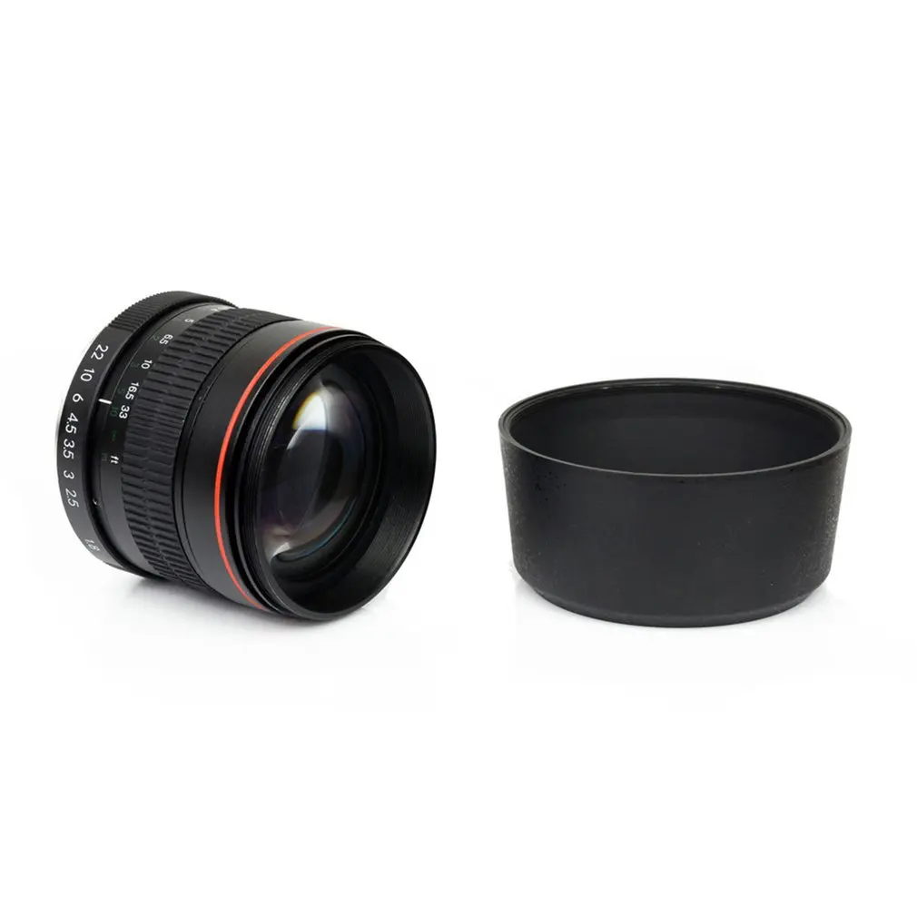 85 мм F1.8-F22 anamorphic ручная фокусировка портретный линзы для объектива камеры для 550D 600D 700D 5D 6D 7D 60D DSLR Камера s