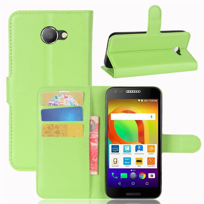 Case For Alcatel A30 fierce Wallet PU Leather Cover A3 5046 5046Y 5046D Fundas Phone Bag TPU Stand Card Holder |