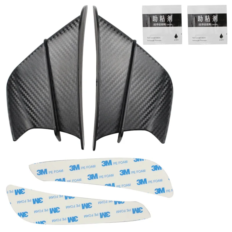 

Motorcycle Winglet Aerodynamic Wing Kit carbon fiber Spoiler For Yamaha Suzuki Kawasaki Honda H2/H2R Scooter Accessories