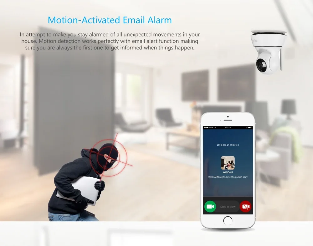 SANNCE 720P HD WiFi IP камера CCTV камера безопасности ночное видение инфракрасный двухсторонний аудио 1MP Детский Монитор умная ИК Беспроводная камера