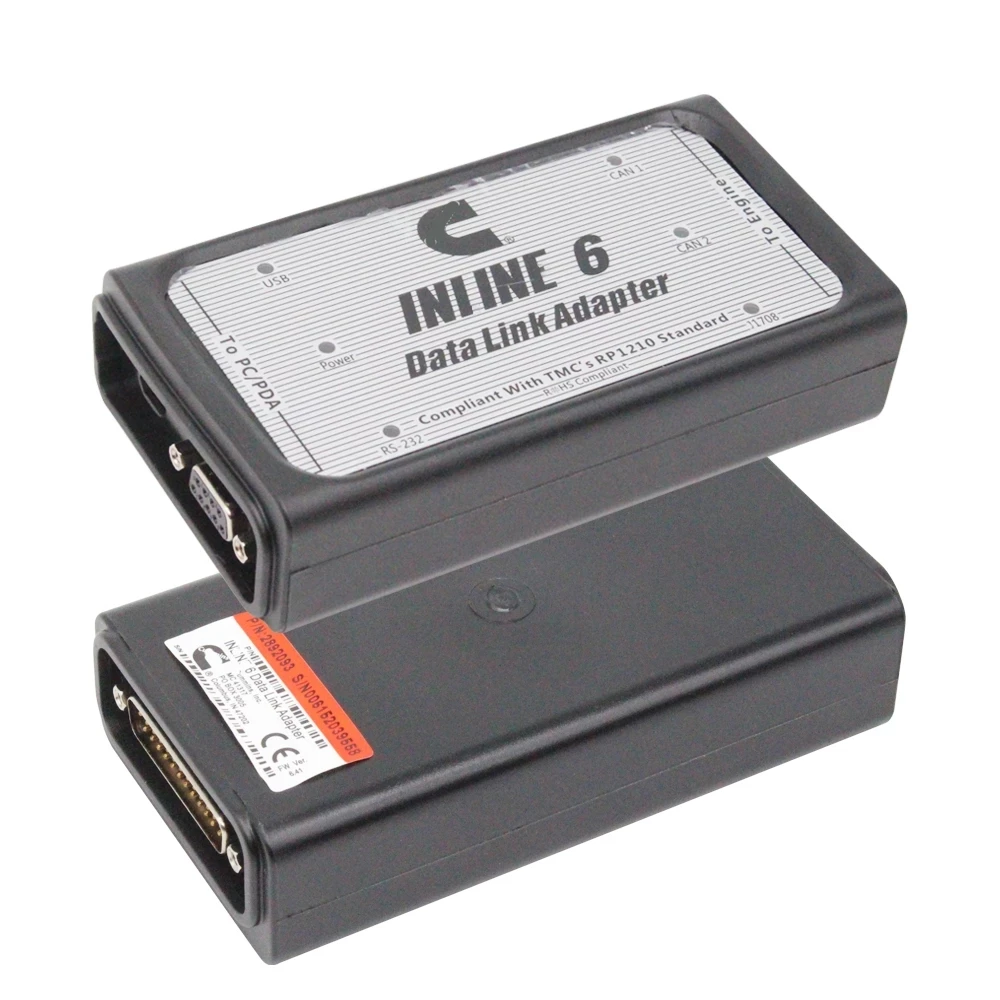 

INLINE 6 Data Link Adapter Heavy Duty Scanners Full 8 Cable Truck Profession Diagnostic Tools in CAN Flasher Remapper