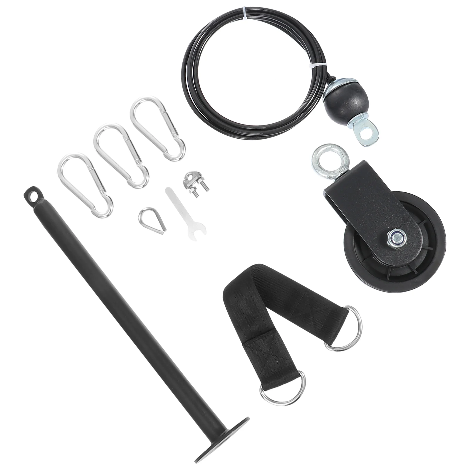 

1 Set of Tricep Trainer Pulldown Exerciser Fitness Device Heavy Duty Pulley System