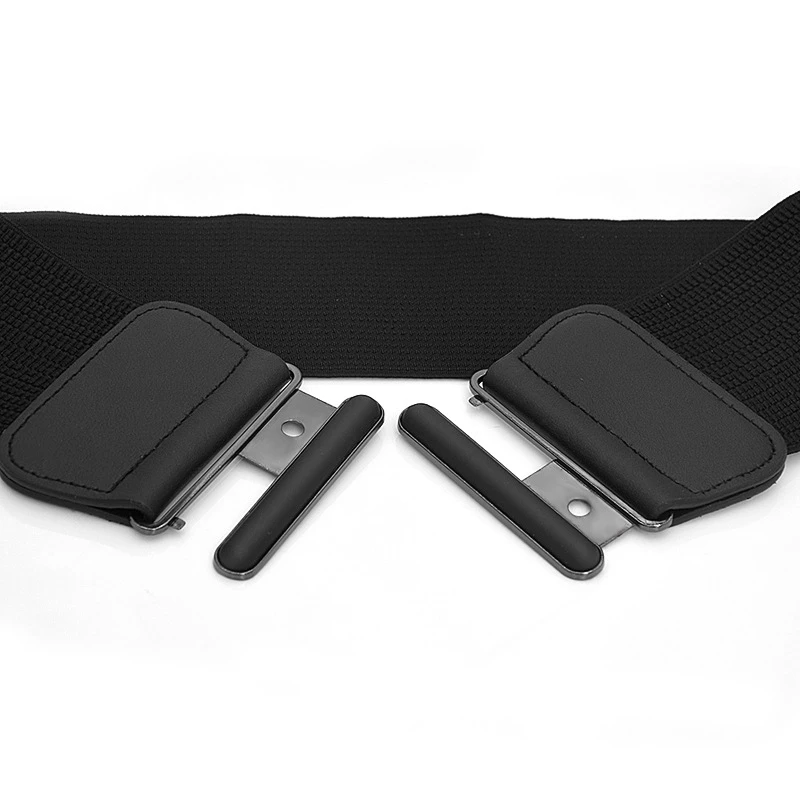 Черный минимализм эластичная лента супер широкий для нижнего белья брюки