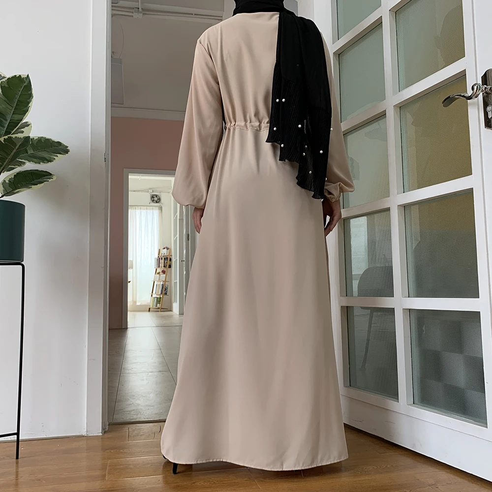 Eid мусульманская Мода Дубай абайя Турция хиджаб летнее платье кафтан