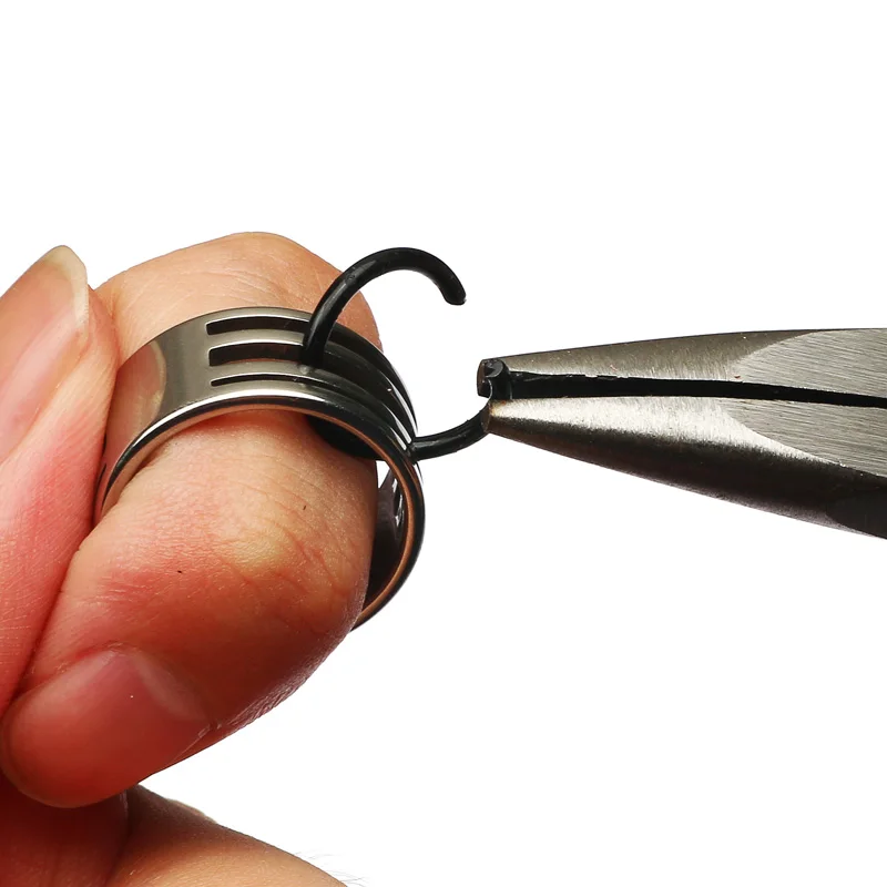 

1Pcs Stainless Steel Copper Jump Ring Opening Closing Finger Jewelry Tools Round Circle Bead Plier For DIY Jewelry Making Tool