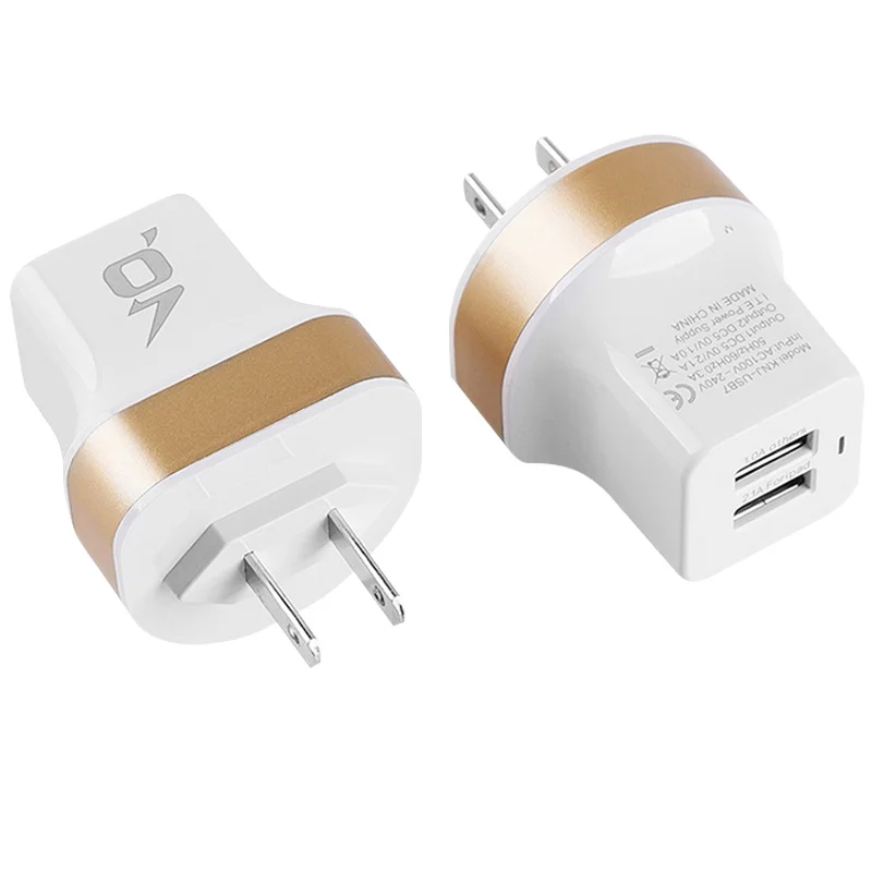 US Multi USB Wall Charger Portable 2 Port Brick Travel Plug Cube Phone Charging iPhone X/ 8 Plus/ iPad Samsung Galaxy | Электроника