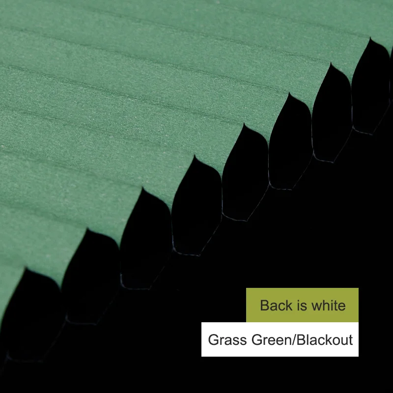 Blackout Grass green Верх-вниз, низ-вверх, легко фиксируется, беспроводная, глухая, с боковым замком, сотовая занавеска, сотовые жалюзи, Индивидуальный размер - Цвет: Blackout Grass green