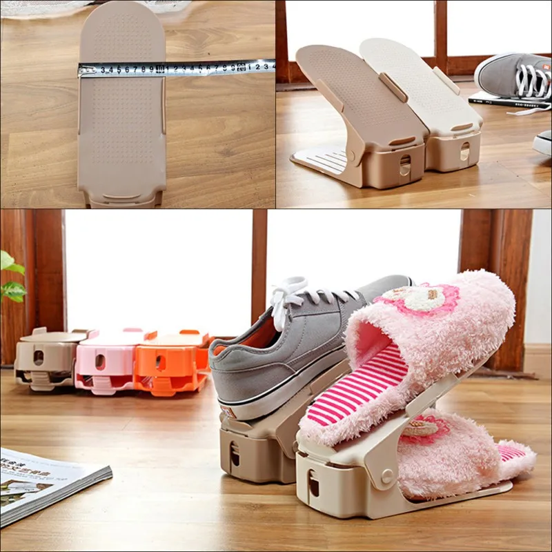 Modern Double Cleaning Storage Shoes Rack Living Room Convenient Shoebox Organizer Stand Shelf Home Use Shoe Racks | Дом и сад