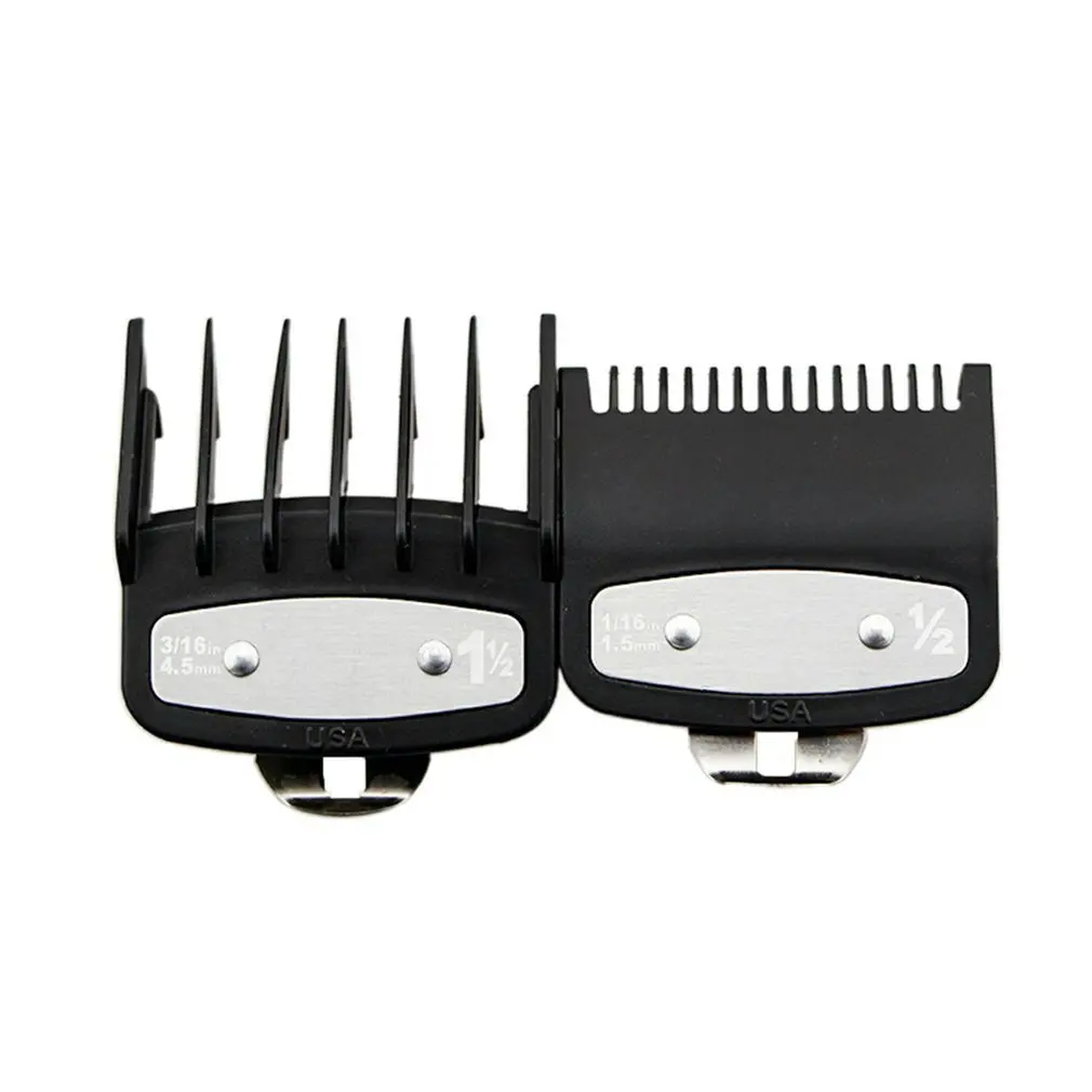 

2 Pcs Electric Hair Clippers Universal Limit Comb Oil Head Gradual Caliper Haircut Positioning Comb For Wahl Hair Clippers