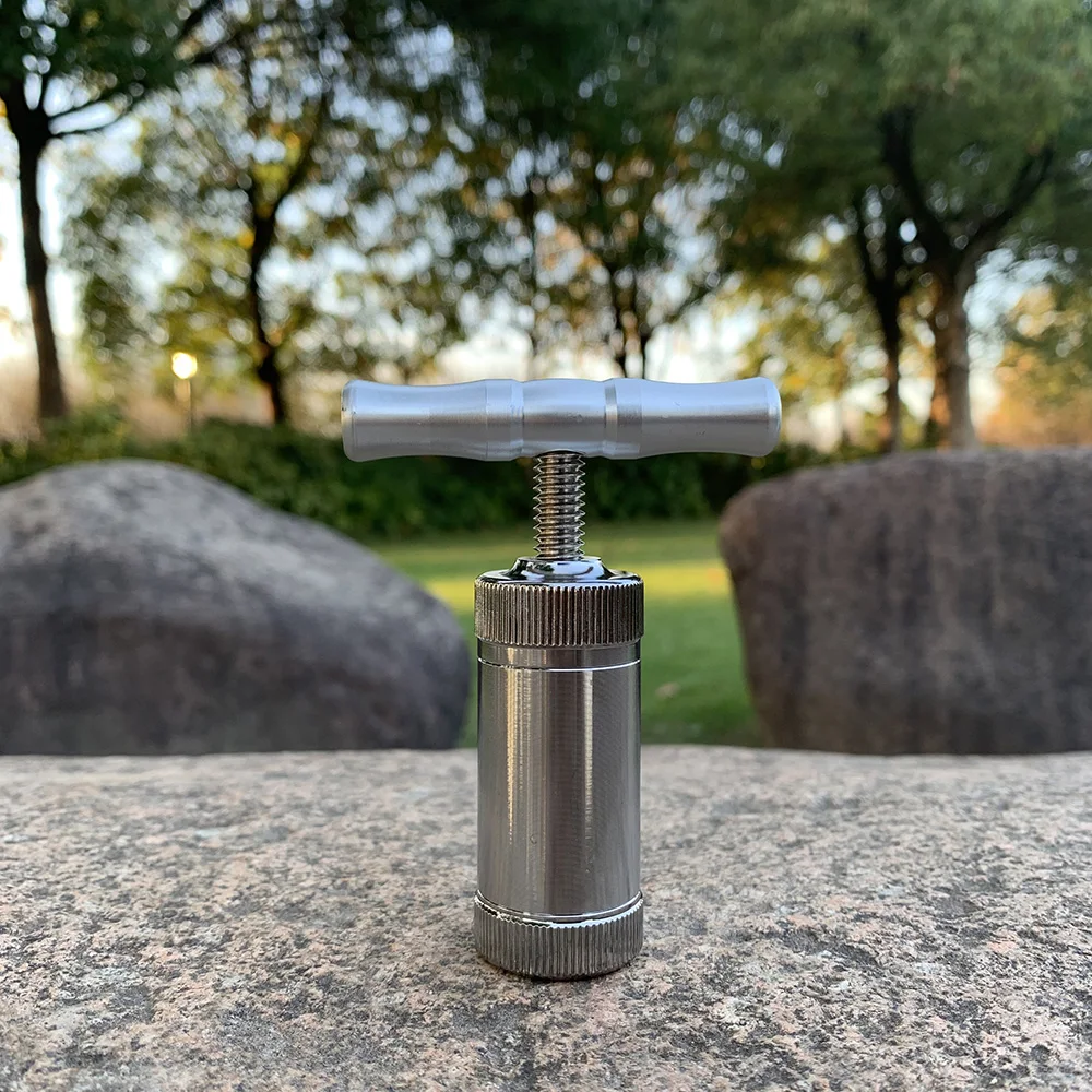 Металлический алюминиевый Пыльца Пресс er Com пресс или травы Точильщик табачный