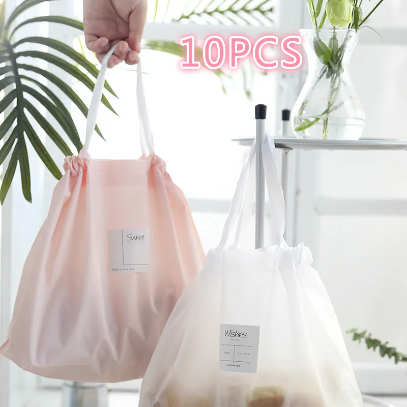 

10 шт., креативные пакеты для печенья и хлеба