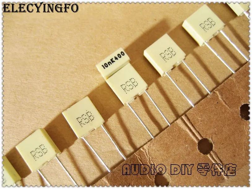 

10PCS/50PCS AV RSB Series 0.01uF 400V 400V0.01uF 10% Copper Foot MKT Film Capacitor 10nF 400V10nF 103 400V103