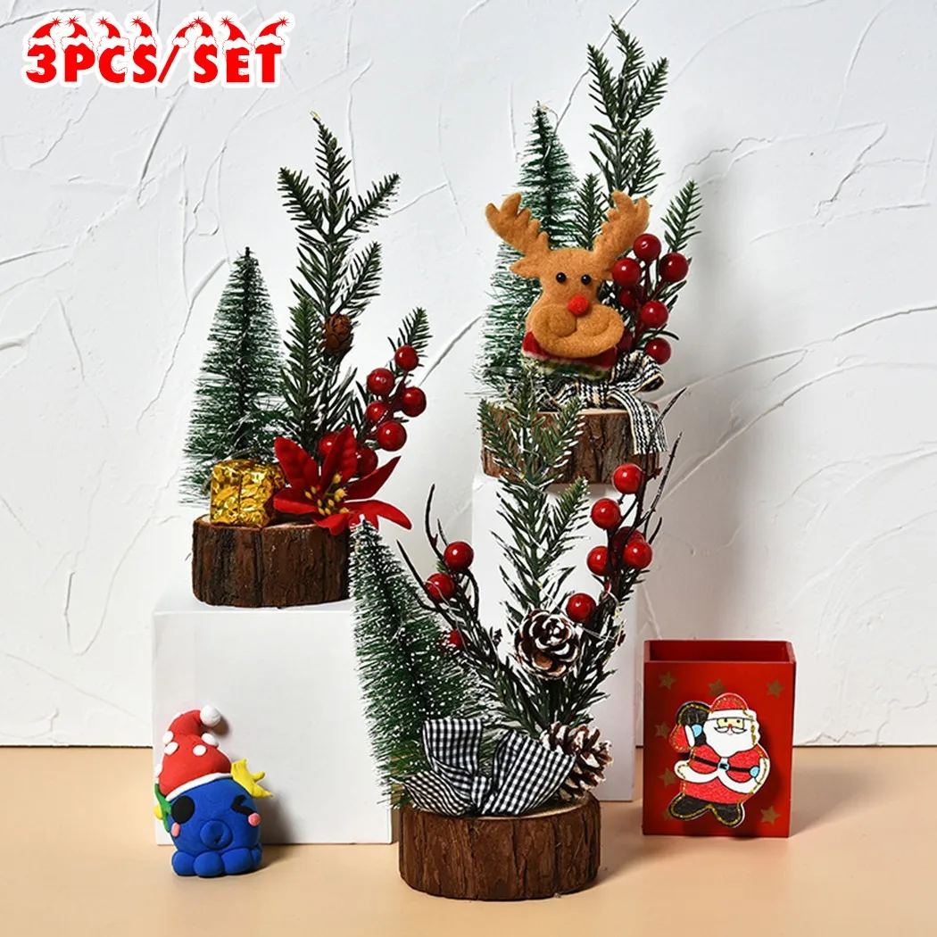 Детский Настольный мини стол сделай сам рождественская елка маленький