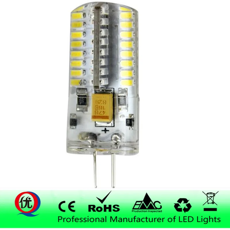 3W 5 Вт, 9 Вт, 12 Вт, 15 Вт 21 SMD3014 G4 светодиодный светильник AC/DC 12 V/AC 220V силиконовые лампы 24/48/64/104/152 светодиодный s заменить 20 Вт-100 W галогенные лампы светильник
