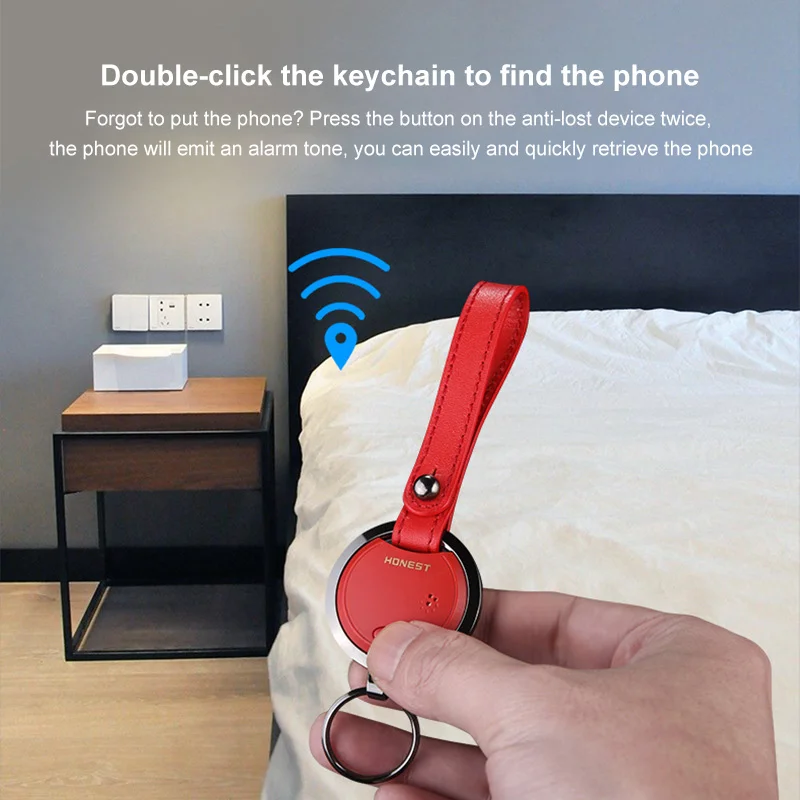 New Bluetooth Anti-lost Device Positioning Keychain Mobile Phone Smart Object Finder Two-way Alarm | Безопасность и защита
