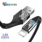 Кабель TIEGEM USB для iPhone 13, 12, 11 Pro Max, X, XR, XS, 8, 7, 6s, 6, iPad, с поддержкой быстрой зарядки и передачи данных, мобильный телефон кабелей