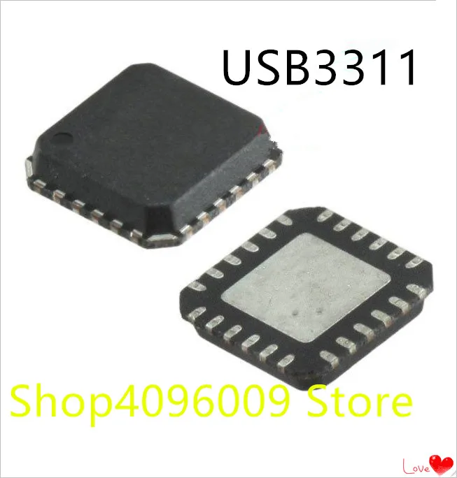 

NEW 10PCS/LOT USB3311-CP-TR USB3311C-CP-TR USB3311 QFN-24