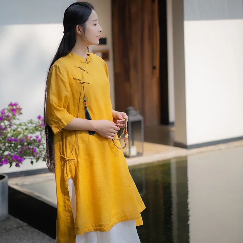 Современная hanfu новая Китайская традиционная одежда улучшенные Топы