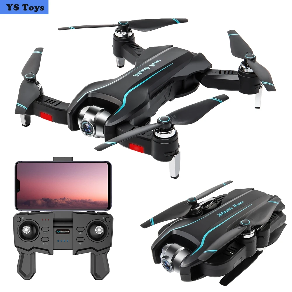 Складной мини-Дрон 4K HD Wifi FPV камера Квадрокоптер игрушки двойная оптический поток