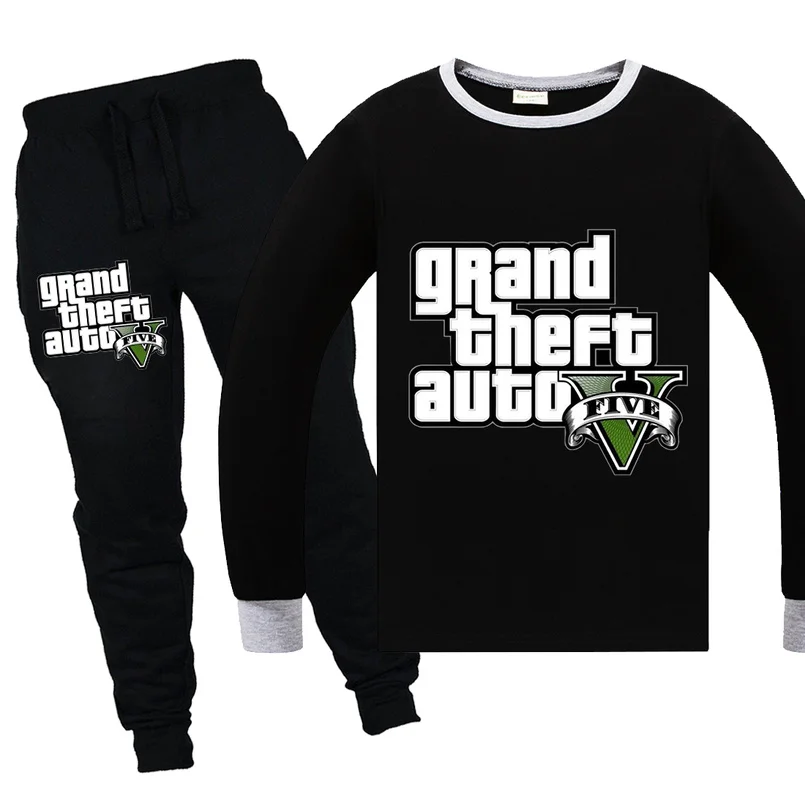 Новая детская одежда Grand Theft Auto V футболка с капюшоном и надписью для мальчиков Топ