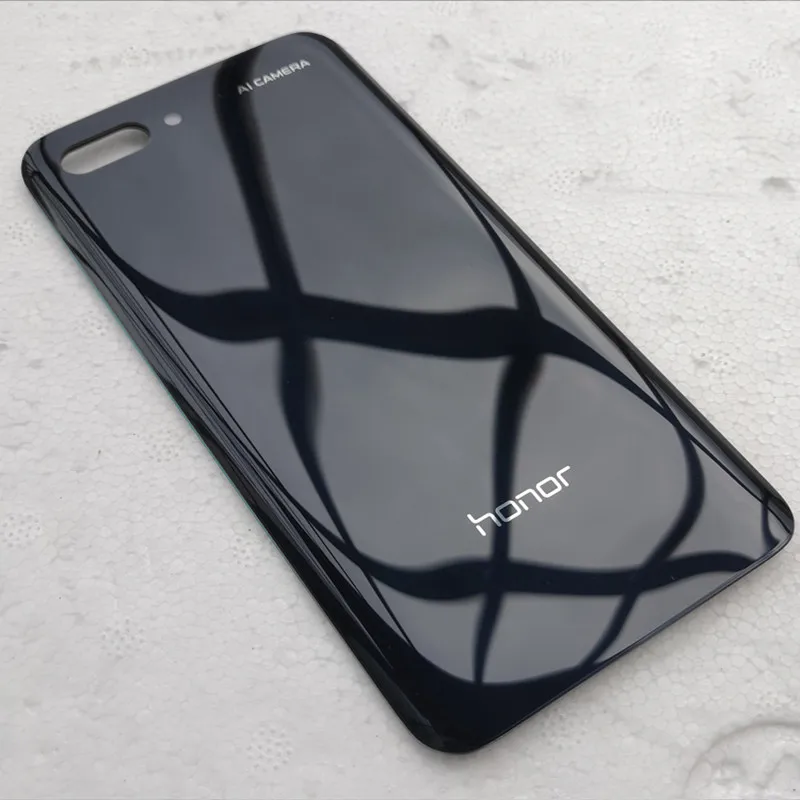 Оригинальная задняя крышка батарейного отсека Huawei 3D Glass Honor 10 чехол с клейким