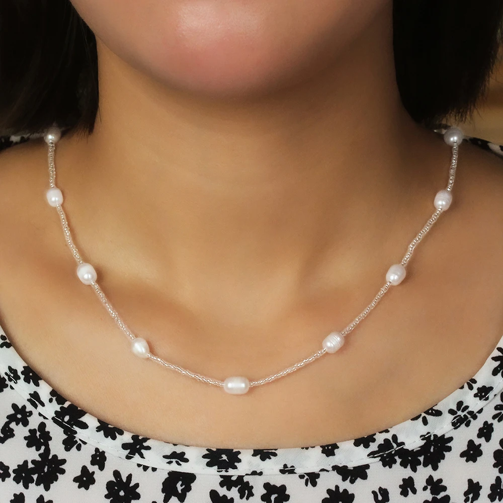 Женское Ожерелье жемчужное ожерелье используйте метод магнитное соединение