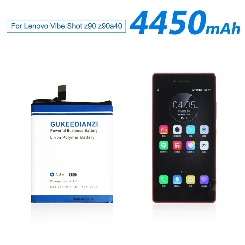 GUKEEDIANZI оригинальный BL246 батарея 4450 мАч для Lenovo Vibe Shot Max Z90 3 7 + Power Bank|Аккумуляторы