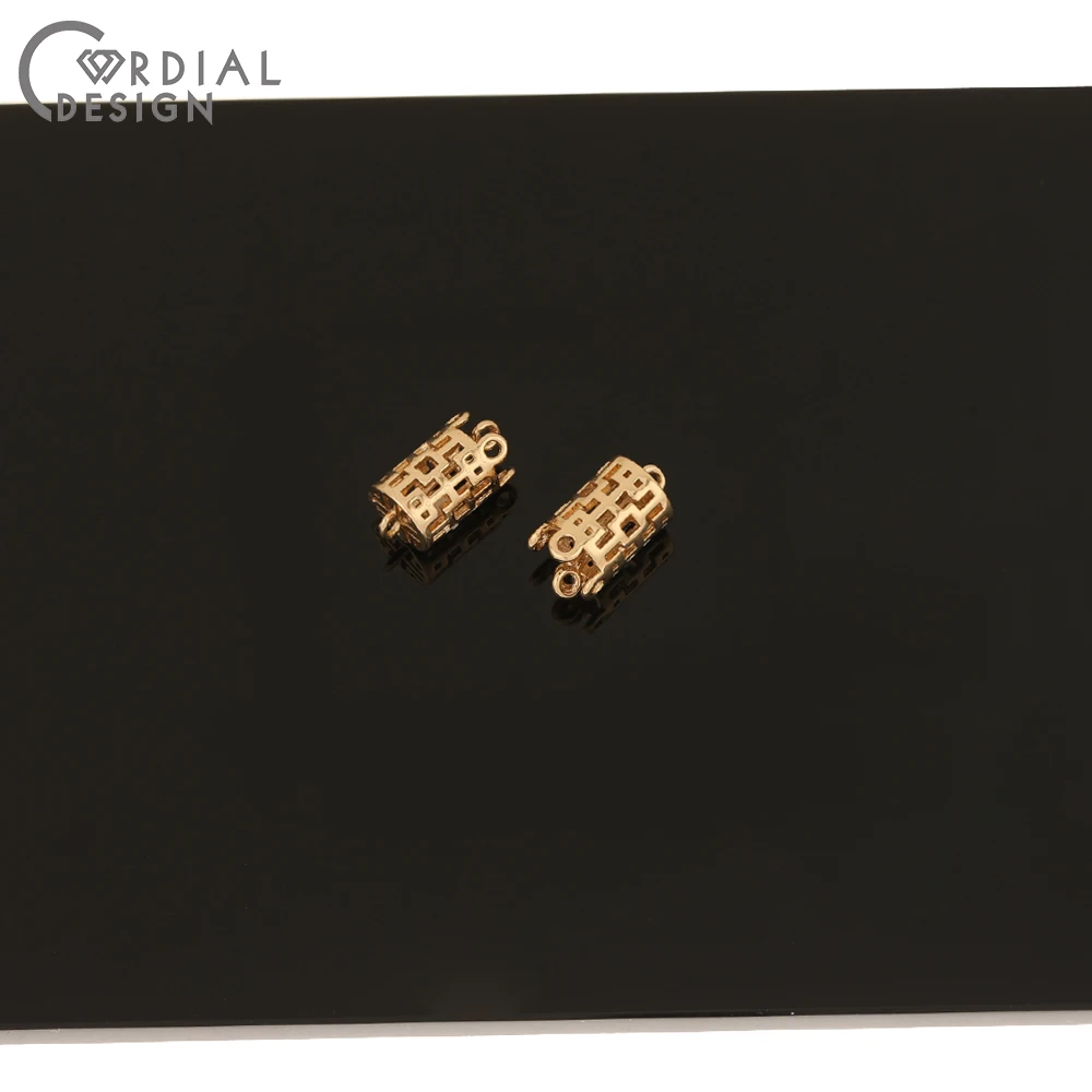 

Cordial Design 100Pcs 7*13MM Jewelry Accessories/Hand Made/Copper/Connectors/Cylinder Shape/DIY Making/Charms/Earring Findings