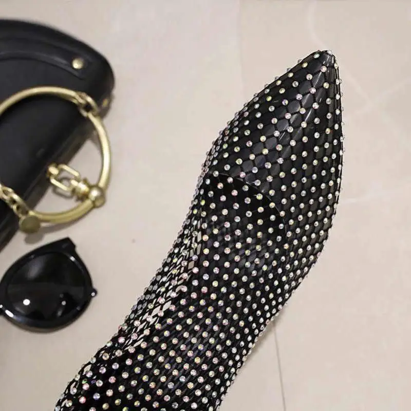 Женские ботильоны сексуальные женские ажурные чулки черного цвета Женская обувь