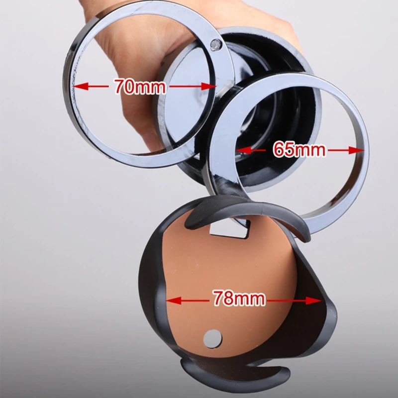 

Car Cup Holder Vehicle-Mounted Water Cup Drink Holder Universal Automobile 4 in 1 Bracket Key Cellphone Organizer