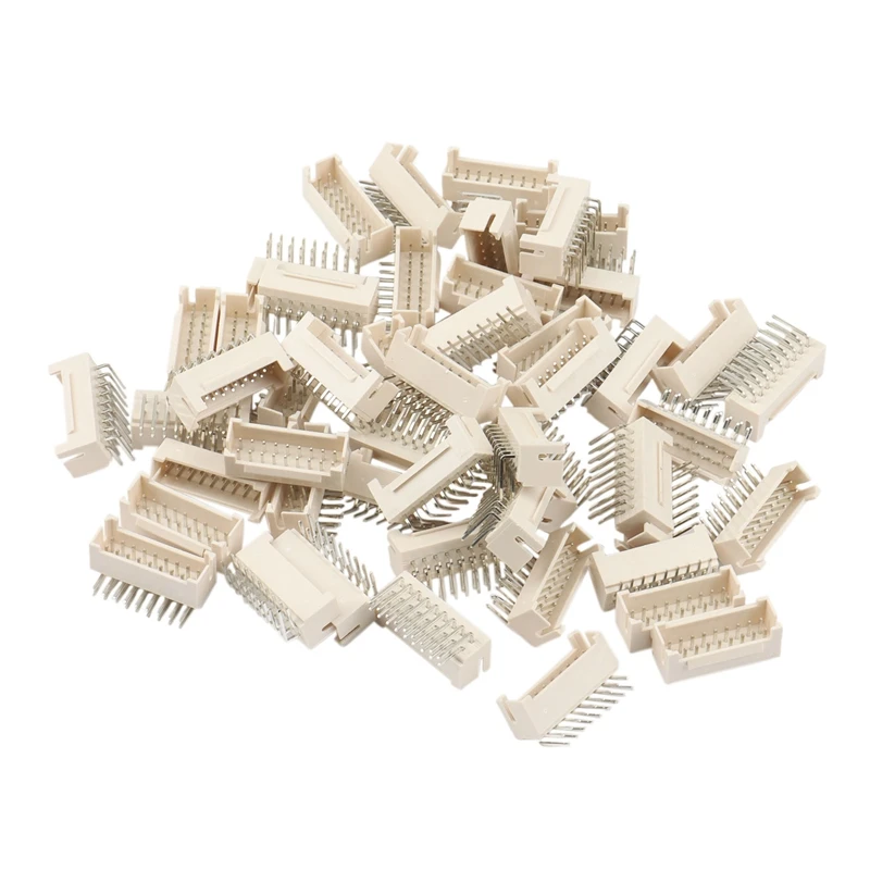 

50Pcs BTC BCH LTC ZEC Miner Connector 2X9P Male Socket Curved Pin Suitable for Asic Miner Antminer S9 Z11 L3 S9 X3 A1
