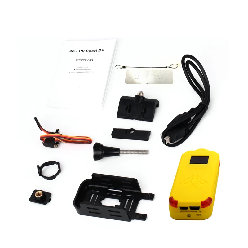 FIREFLY Q7 120 широкоугольный WiFi мини камера 1080P FPV экшн с рельсовым кронштейном 0 66