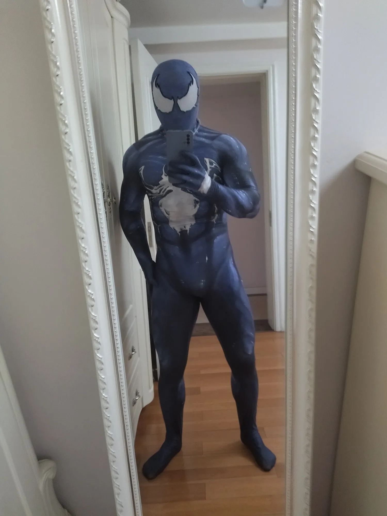 Traje de Venom Symbiote para adultos y niños, traje de superhéroe para Cosplay, mono completo Zentai de segunda piel, mono de fiesta para Halloween para hombre