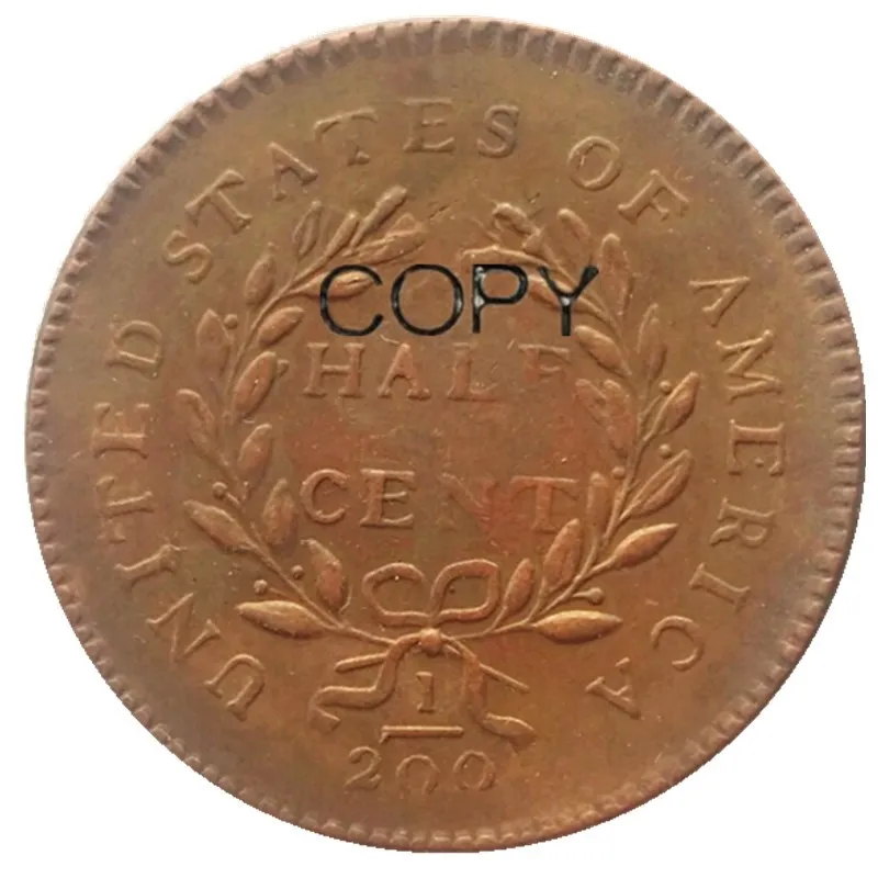 Копия медных монет Liberty Cap пол-цента 1794-1797 выбор даты | Дом и сад