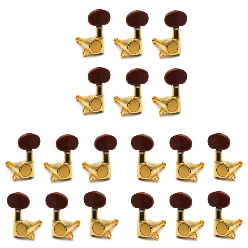 

New 6 Pcs Locked String Tuning Pegs Key Tuners Machine Heads for Acoustic Electric Guitar Lock Guitar Accessories